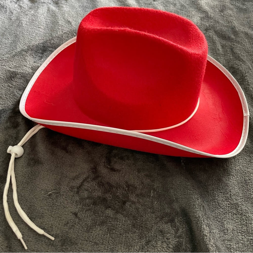 Red Cowgirl Cowboy Toy Story Jessie Hat